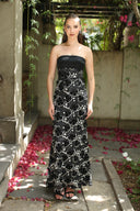 Vestido Shay Black Silver