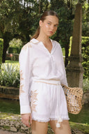 Short Flecos Fragola White