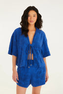 Short Atoalhado Azul
