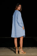 Vestido Short Rizzi Sky Blue