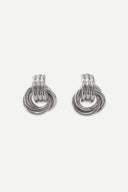 Aretes Stately Silver