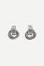 Aretes Stately Silver