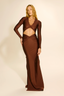Vestido Tropicalia Cappucino