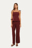 Pantalon Tailored Wine