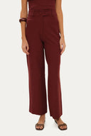 Pantalon Tailored Wine