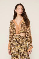 Top Tigre Color Bege