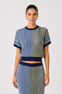 Top Kallie Green Multi