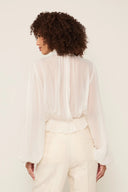 Top Livia Renda Branco
