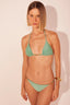 Bikini Triangle Gleam Green