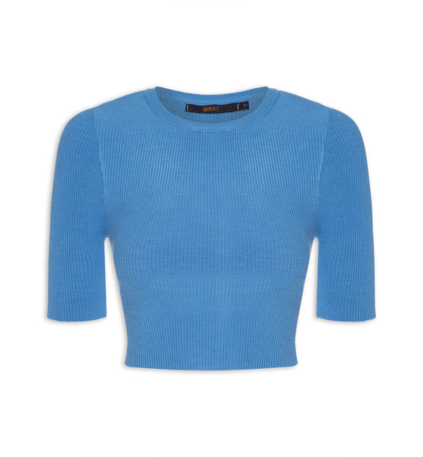 Top Tricot Azure