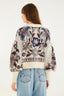 Chompa Tricot Marcelle Off White Blue