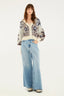 Chompa Tricot Marcelle Off White Blue
