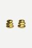 Aretes Triple Luck Gold