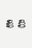 Aretes Triple Luck Silver