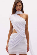 Vestido Tule Flora White