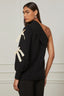 Sweater One Shoulder Knit
