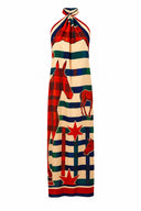 Vestido Agnes Herraje Rojo