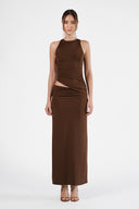 Vestido Allen Brown