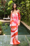 Vestido Athena Peach
