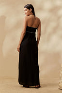 Vestido Bordado Palmeira Black
