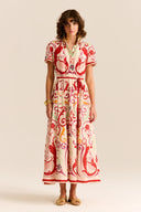 Vestido Elisetta Red