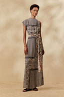 Vestido Estampado Florcita Dark Blue