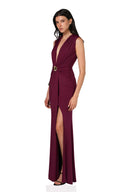 Vestido Flor De Loto Morado