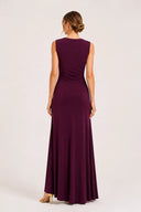 Vestido Flor De Loto Morado