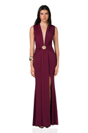 Vestido Flor De Loto Morado