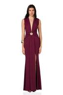 Vestido Flor De Loto Morado