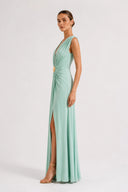 Vestido Flor De Loto Verde