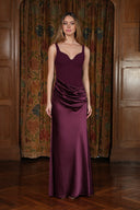 Vestido Geneva Plum