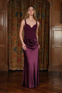 Vestido Geneva Plum