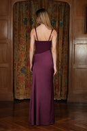 Vestido Geneva Plum