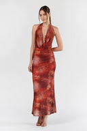 Vestido Lemma Rust