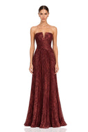 Vestido Molly Marsala