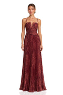 Vestido Molly Marsala