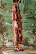 Vestido Poeta Rojo Guinda