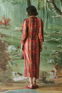 Vestido Poeta Rojo Guinda