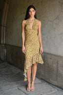 Vestido Polka Gold
