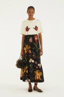 Vestido Selva De Flor Preto