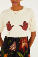 Vestido Selva De Flor Preto