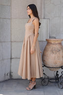Vestido Stevie Light Mocha