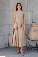 Vestido Stevie Light Mocha
