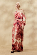 Vestido Um Ombro Ancocha Dark Pink