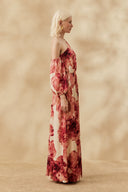 Vestido Um Ombro Ancocha Dark Pink