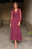 Vestido Cate Burgundy