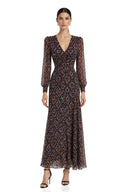Vestido Cate Navy Red