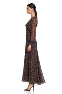 Vestido Cate Navy Red