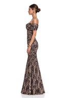 Vestido Hattie Black Nude